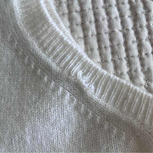 Forte white sleeveless cashmere shell/sweater - Picture 6 of 6